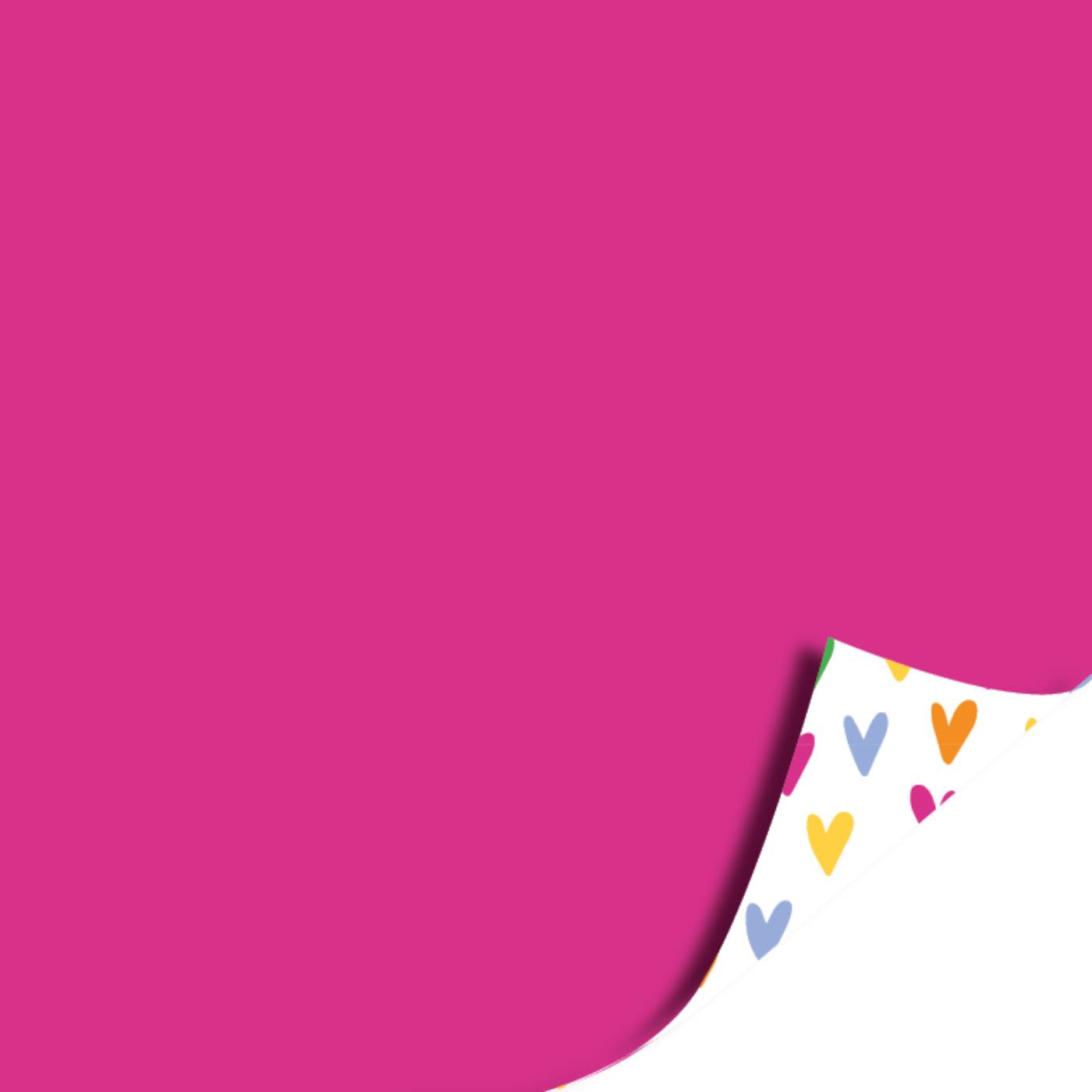 Toonbankrol 50cm 100m Lots of love multicolor/roze