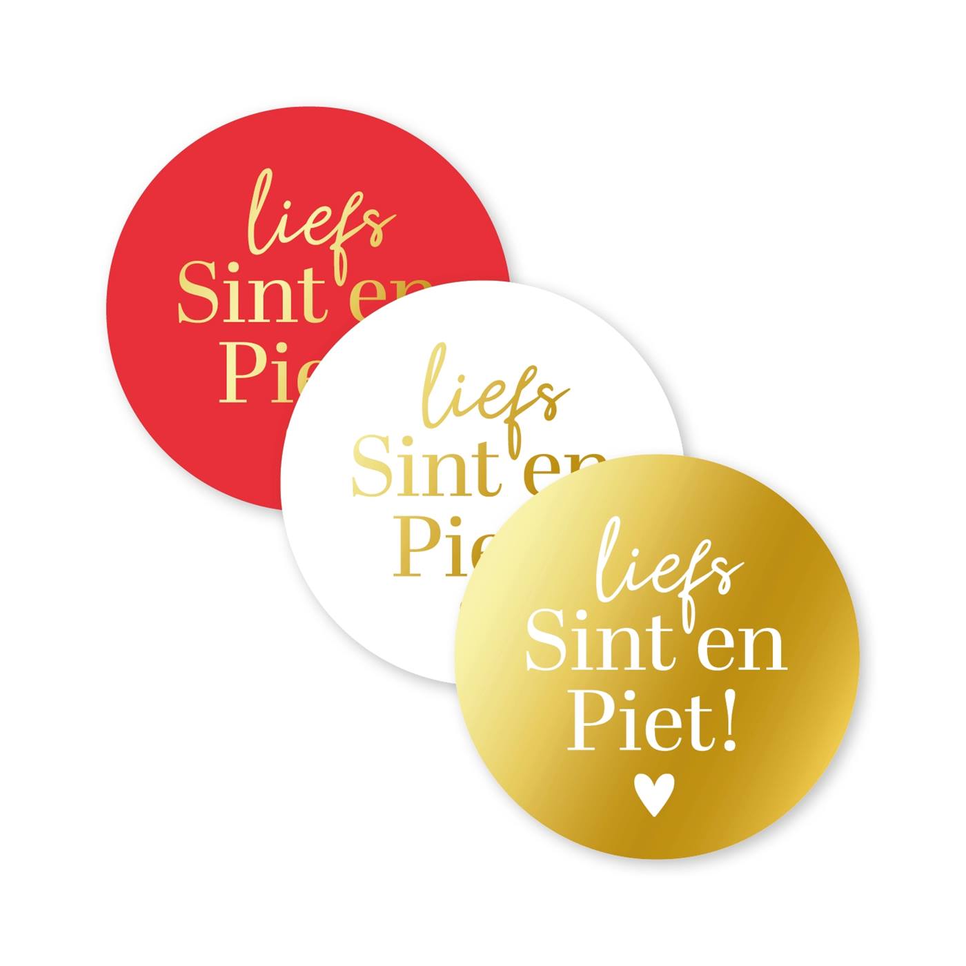 Cadeaustickers Sint 250stuks