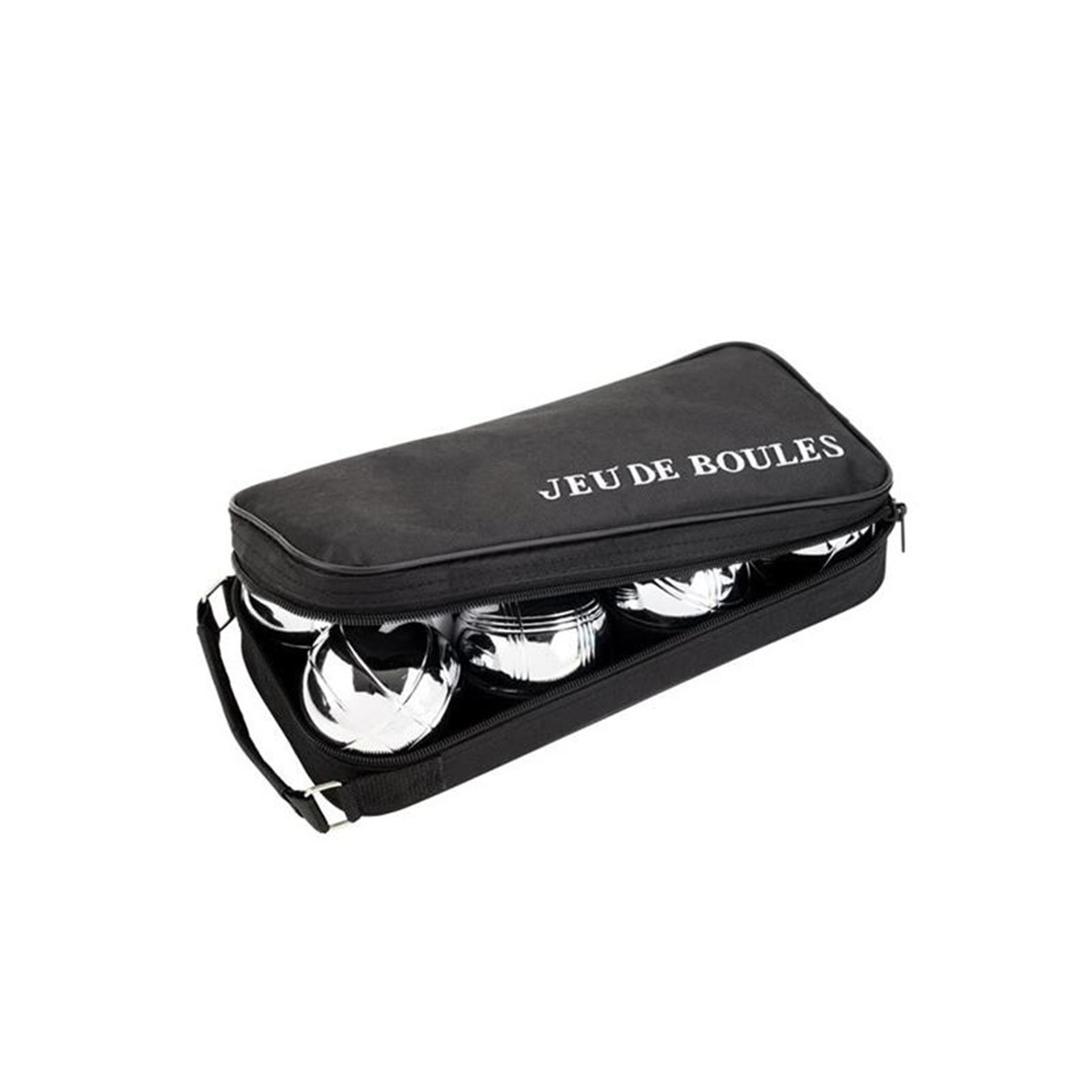 Engelhart Jeu de boules 8 metalen ballen in zwarte tas