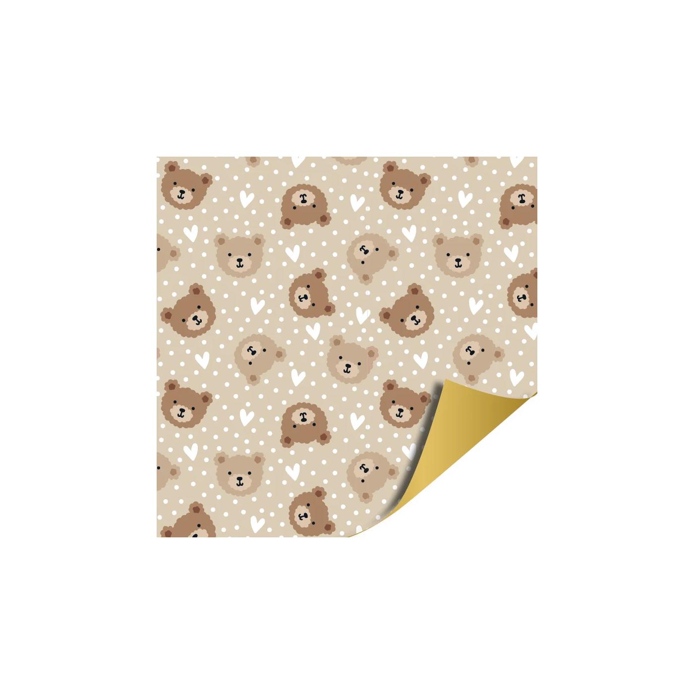Toonbankrol 50cm 100m Little Bear beige