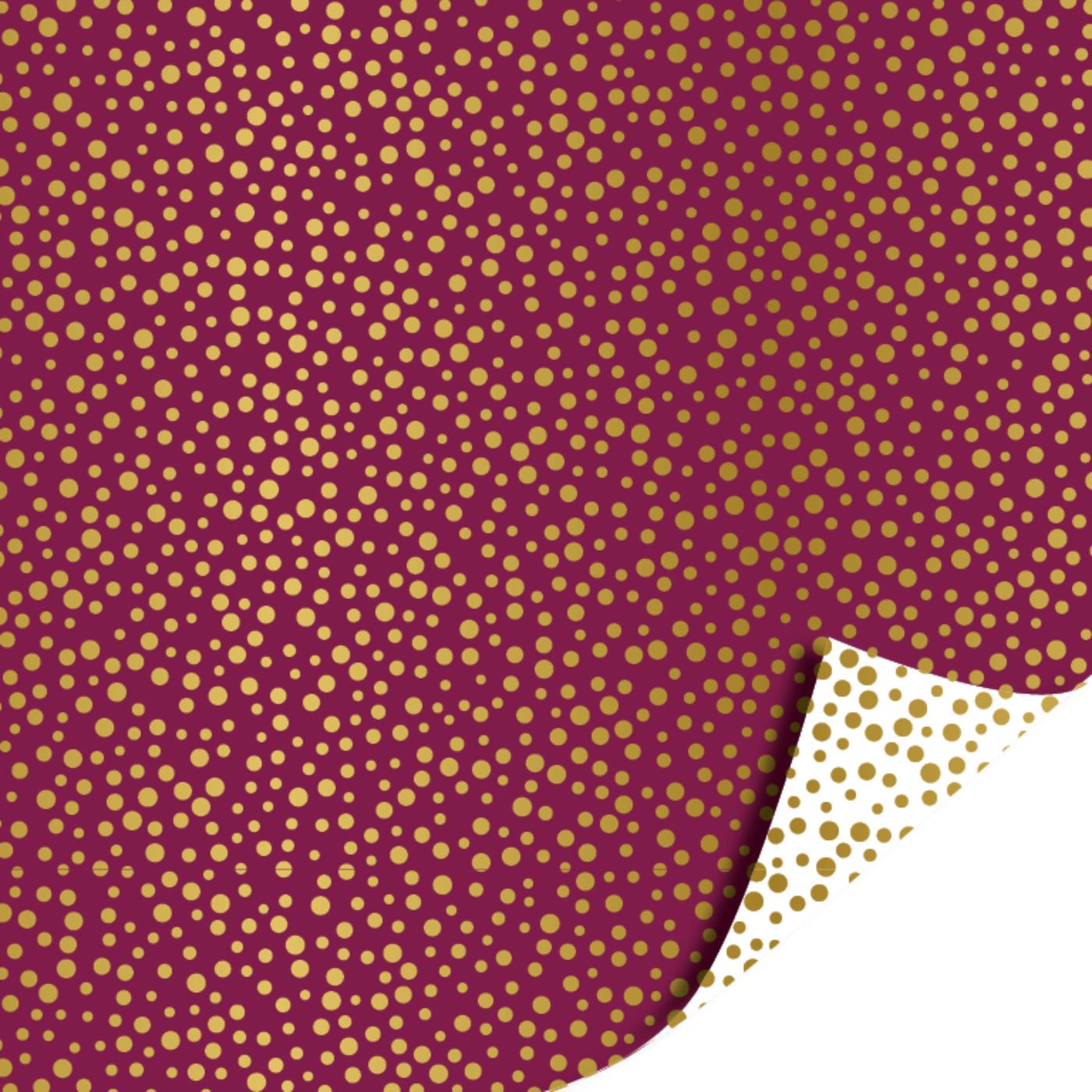 Toonbankrol 50cm 100m Luxury dots purple