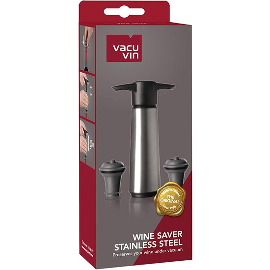 Vacu Vin Wine Saver set RVS