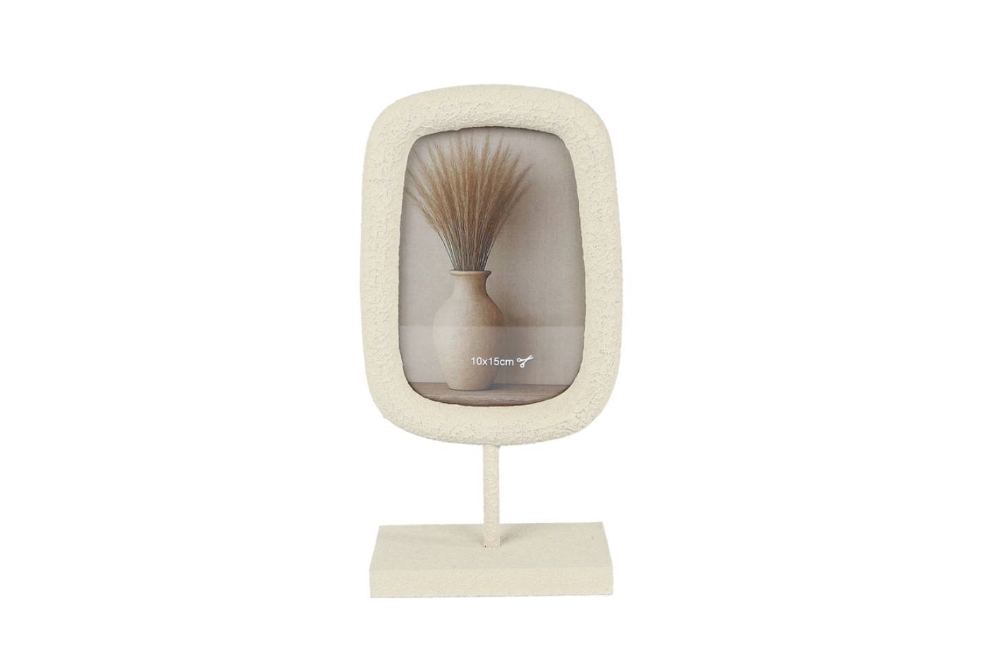 Fotolijst Sela L 10x15cm creme hout