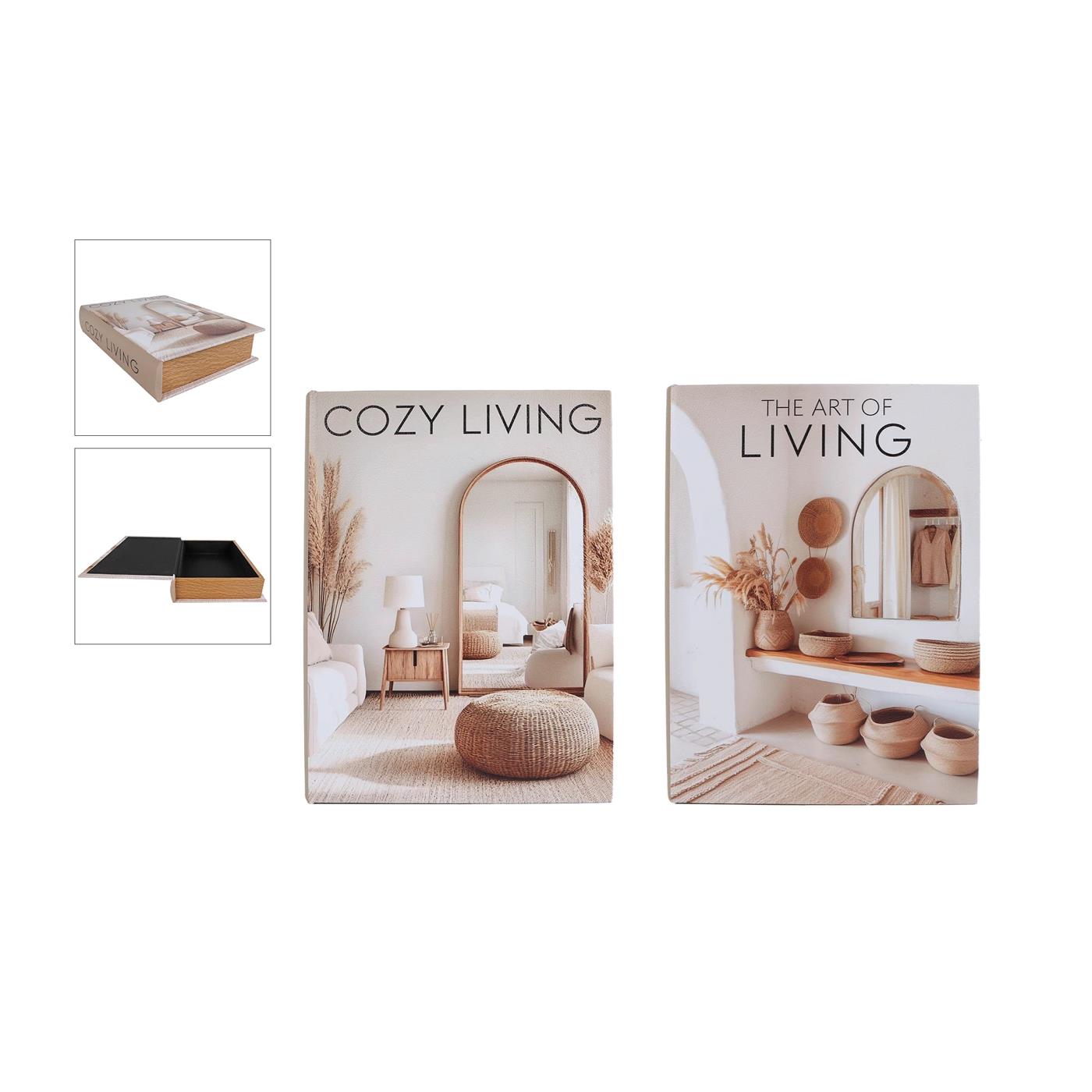 Opbergbox Art/Cozy Living 20x27x5,5cm