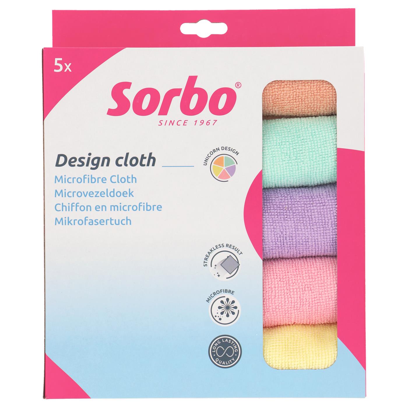 Sorbo Microvezeldoeken Unicorn 40x40cm