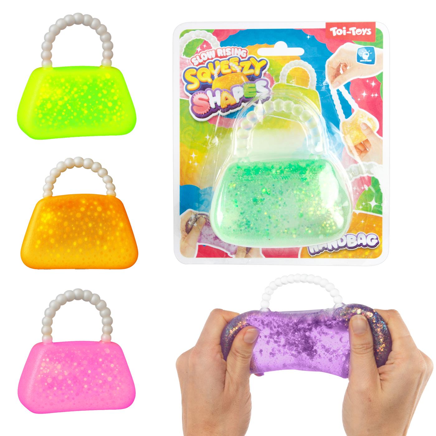 Fun Knijphandtas -SugarGlitter- 8cm 6ass