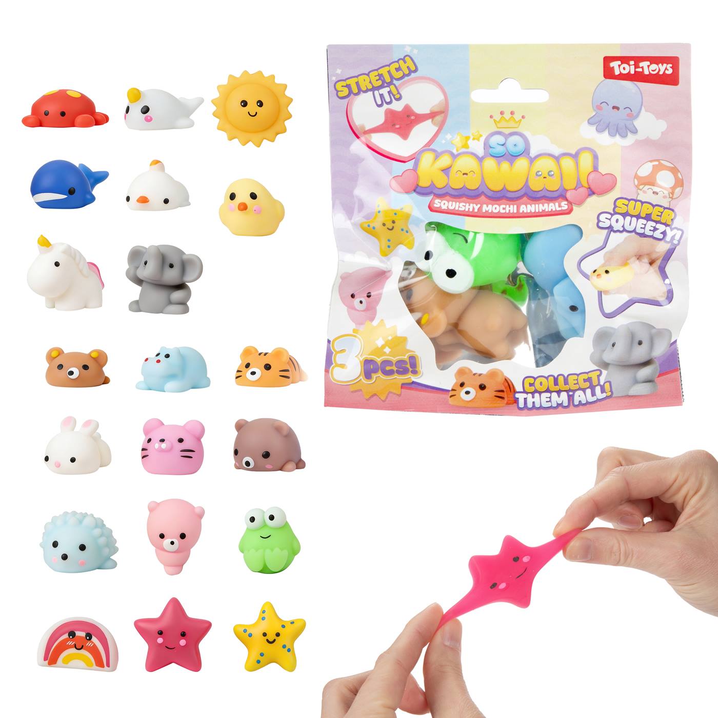 SO KAWAII Verrassingszak Squeezy Friends