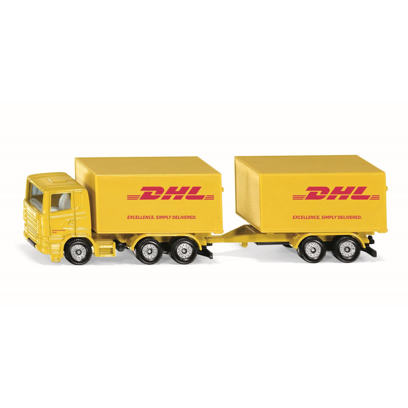Siku DHL Vrachtauto + aanhangwagen 1694