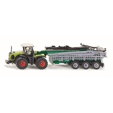 Siku Claas Xerion met vacuum tanker 1827