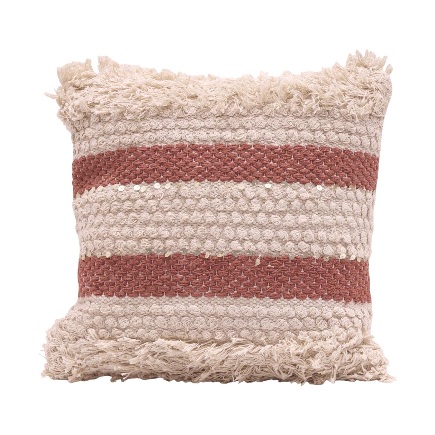 Mycha Ibiza kussen Boho beige 45x45cm
