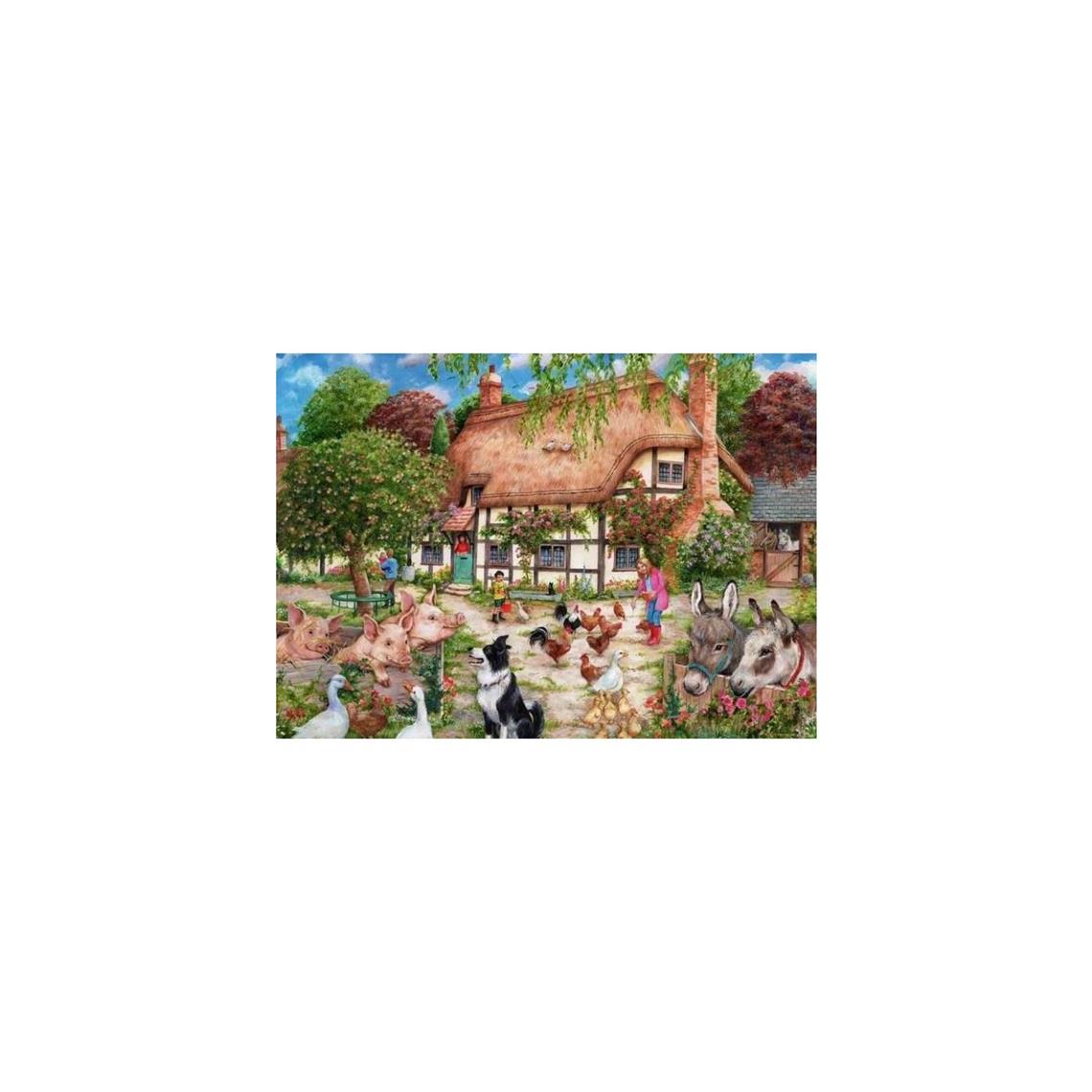 Ravensburger Mushroom Cottage – 1000 Stukjes Puzzel – 70x50cm – FSC-gecertificeerd – Vanaf 12 Jaar – Magisch Boshuisje