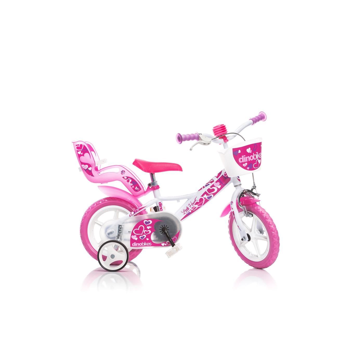 Dino Meisjesfiets Little Heart 12 inch