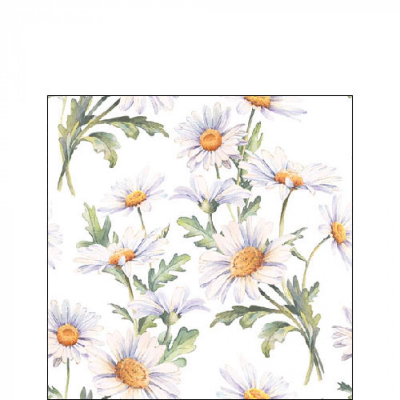 Ambiente Servet Beautiful daisies 25cm