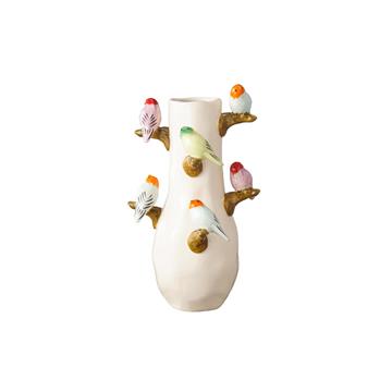 Vaas met vogels Chico 21,5x21,5x42cm