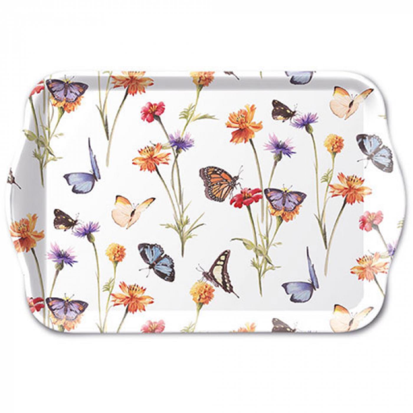 Ambiente Tray Butterfly garden 13x21cm
