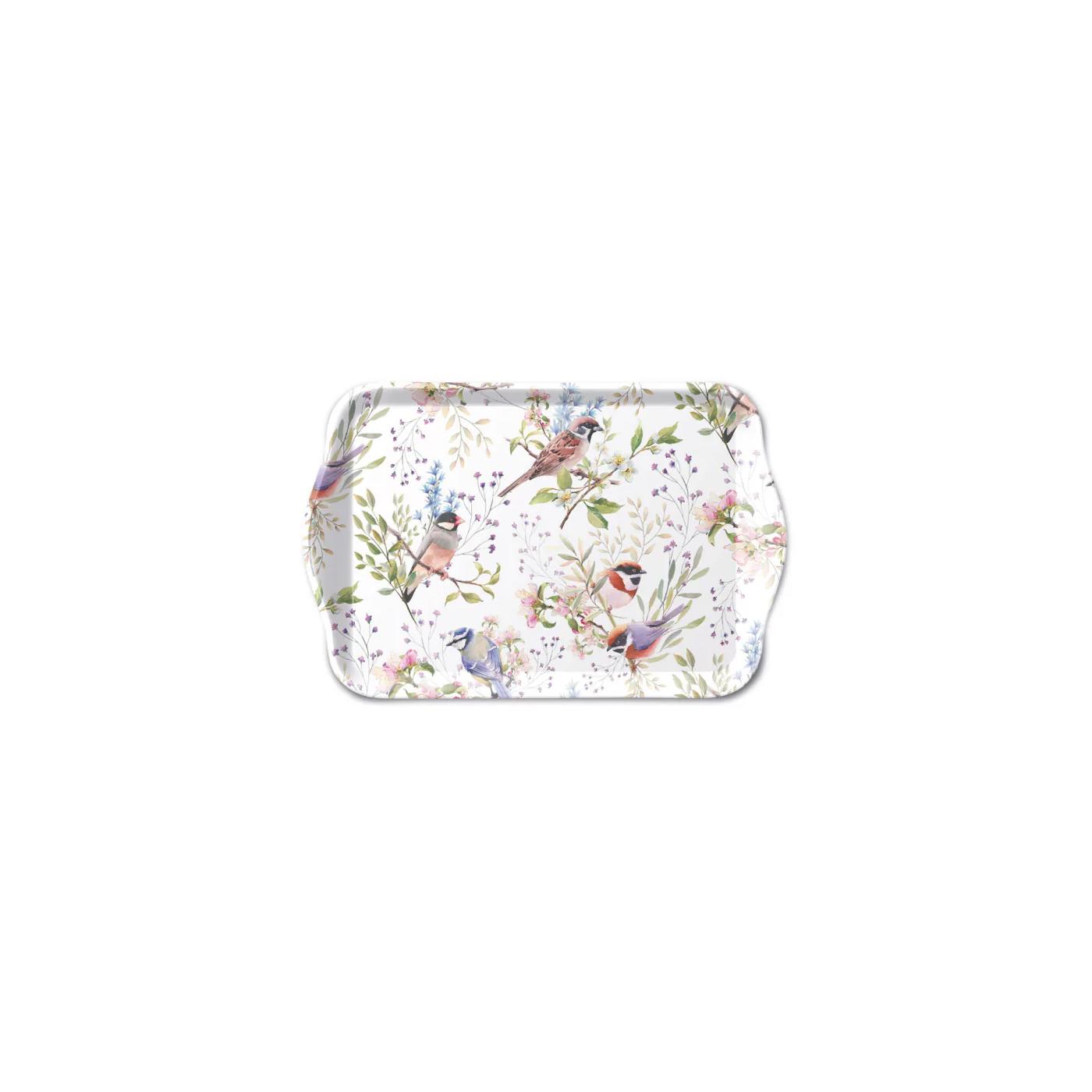 Ambiente Tray melamine 13x21 busy birds