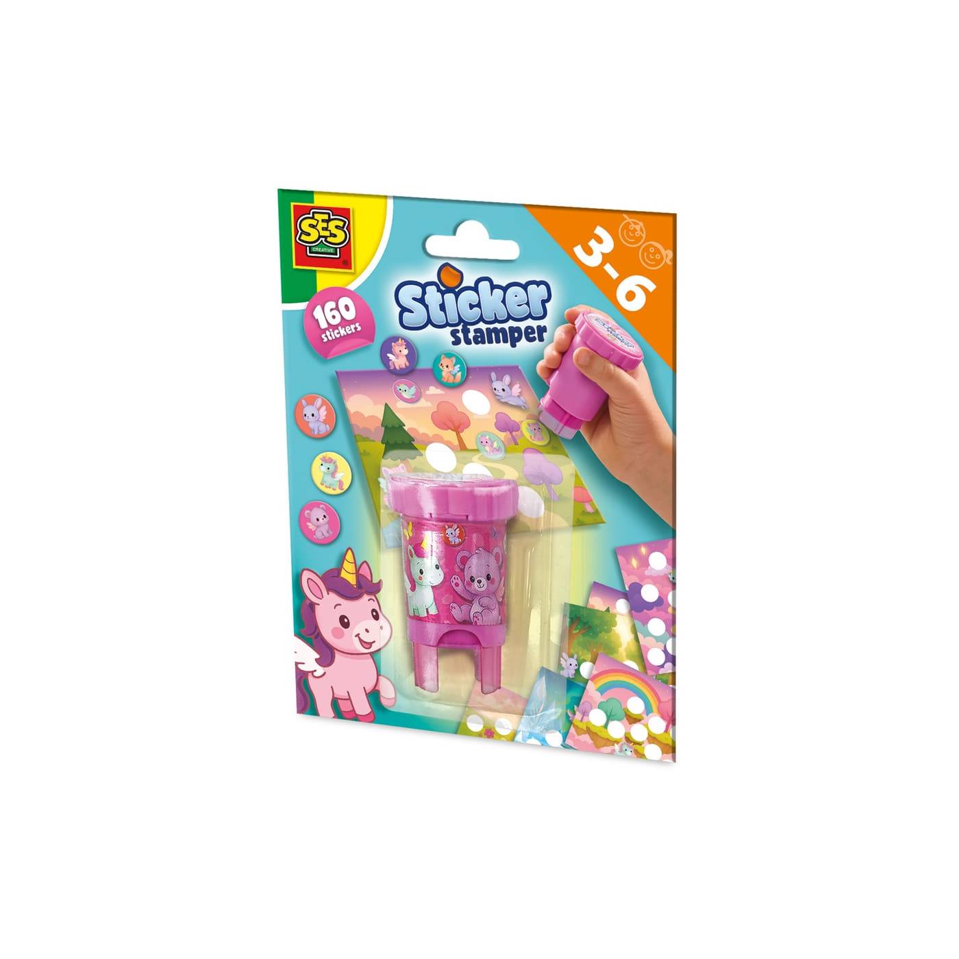 Ses Sticker stamper - Fantasiedieren