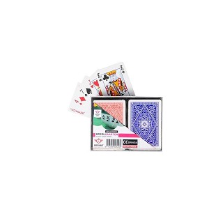 logboek fusie ik heb dorst Longfield Poker/Bridge Speelkaarten - Dagros-Brunsting Groothandel