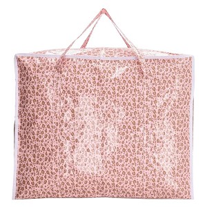 Run away boodschappentas luipaard roze