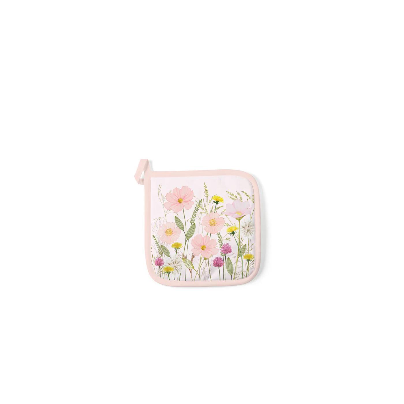Ambiente Pannenlap pastel flowers roze