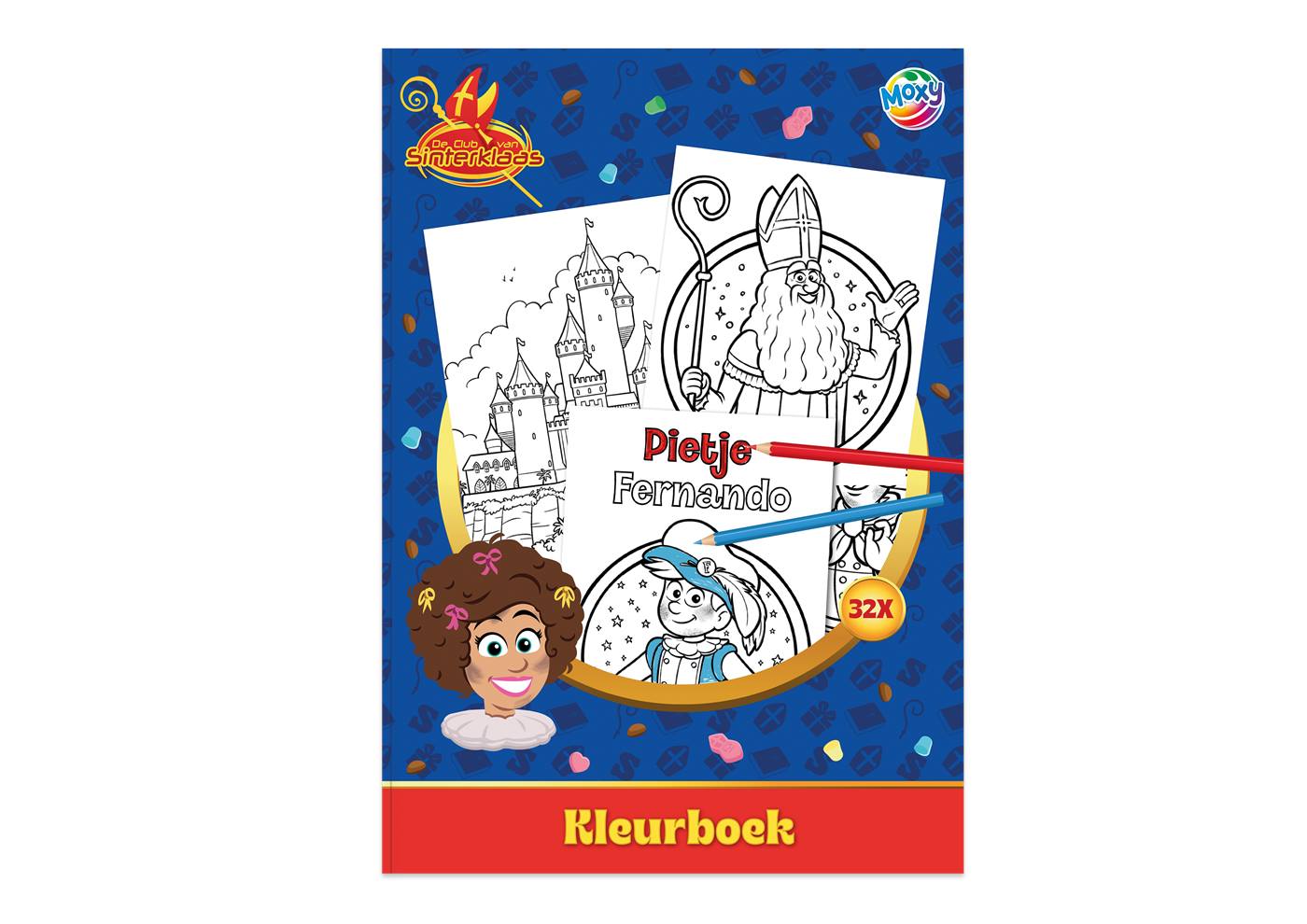 Club van Sint Kleurboek A4