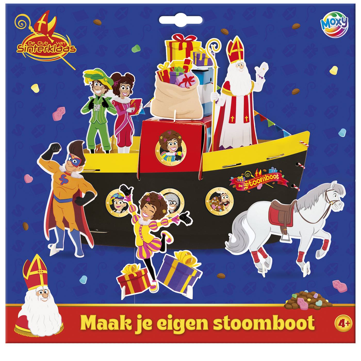 Club van Sint knutselset Stoomboot