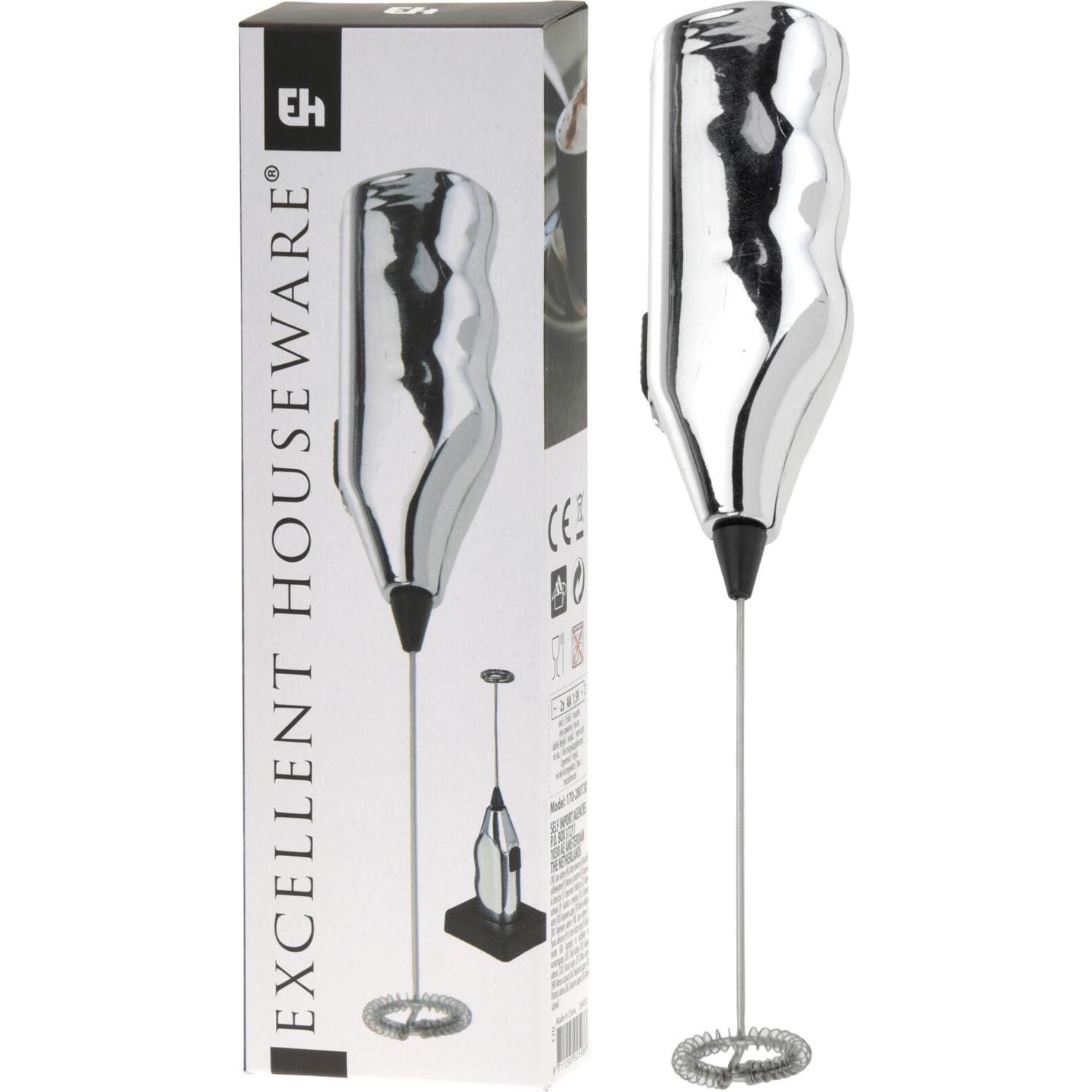 Melkopschuimer chroom