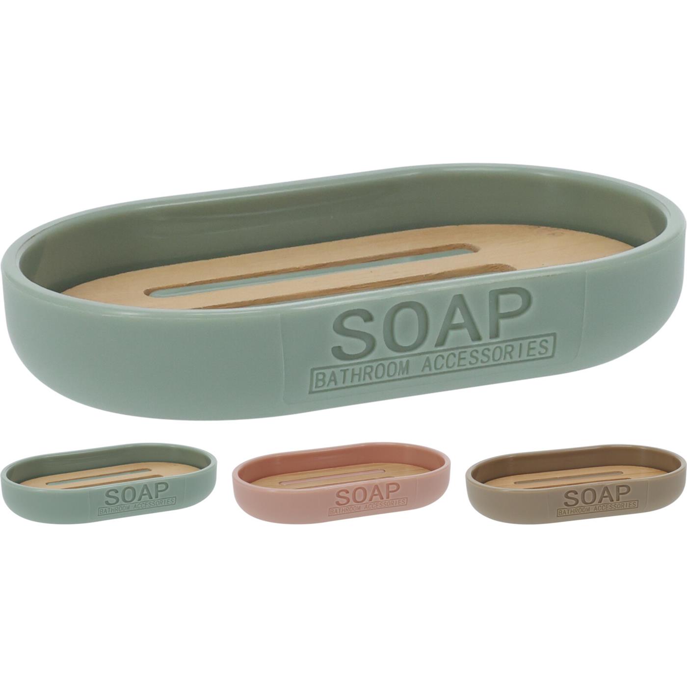 Zeepbak ps 123x78x25mm 3ass