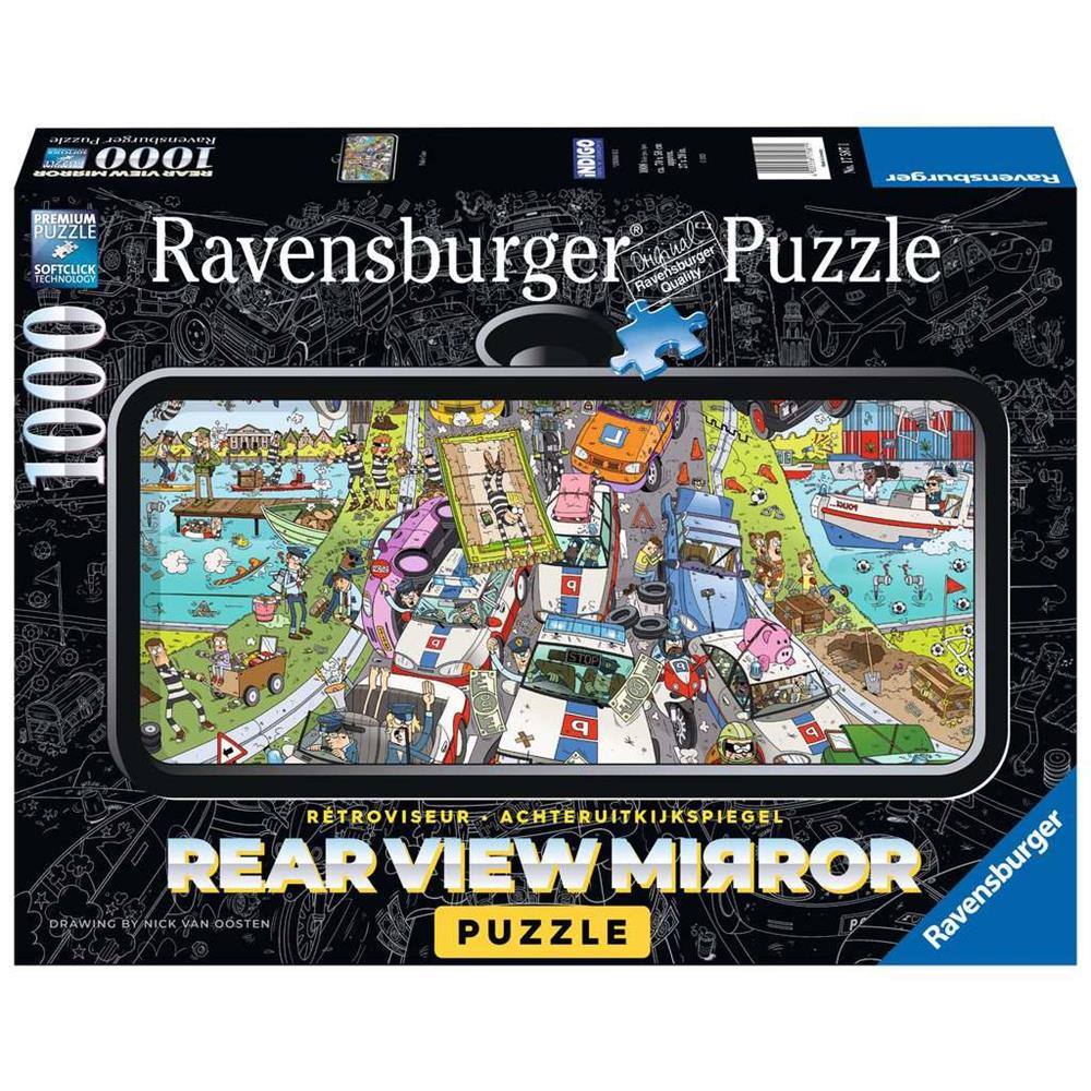 Puzzel Comic - Politie achtervolg 1000