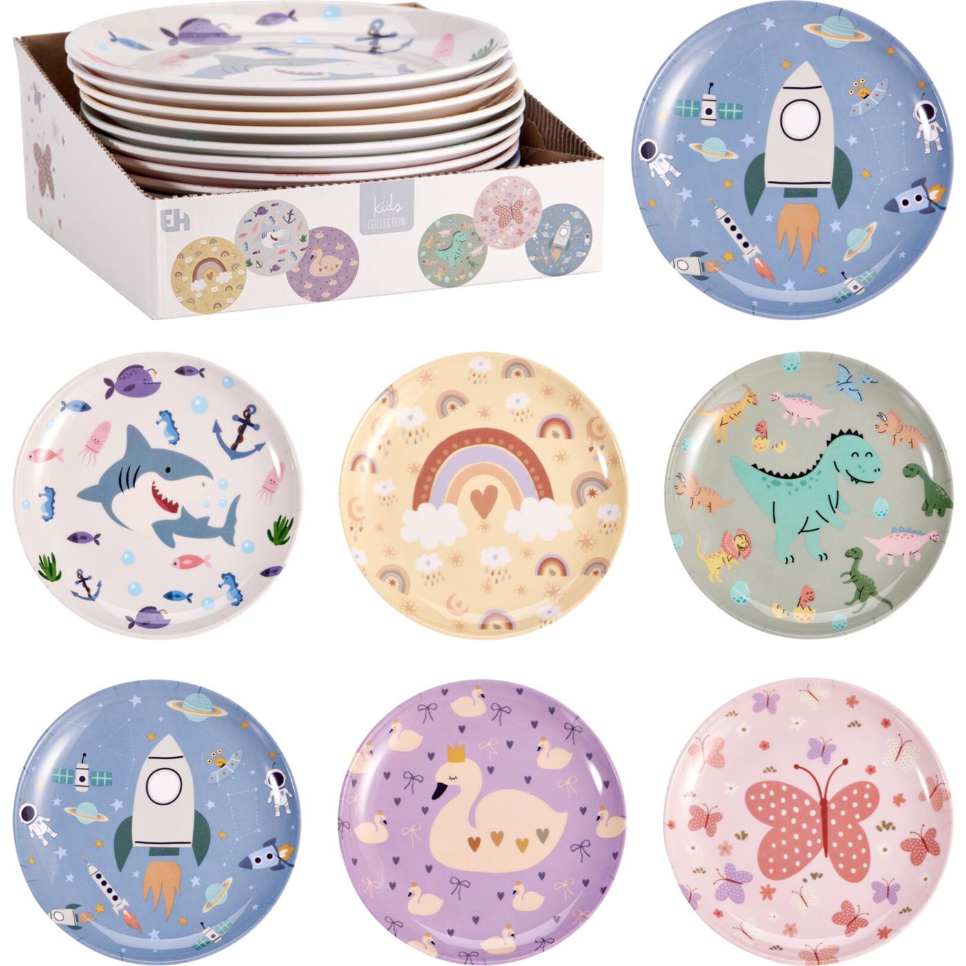 Bord melamine dia 210 6ass