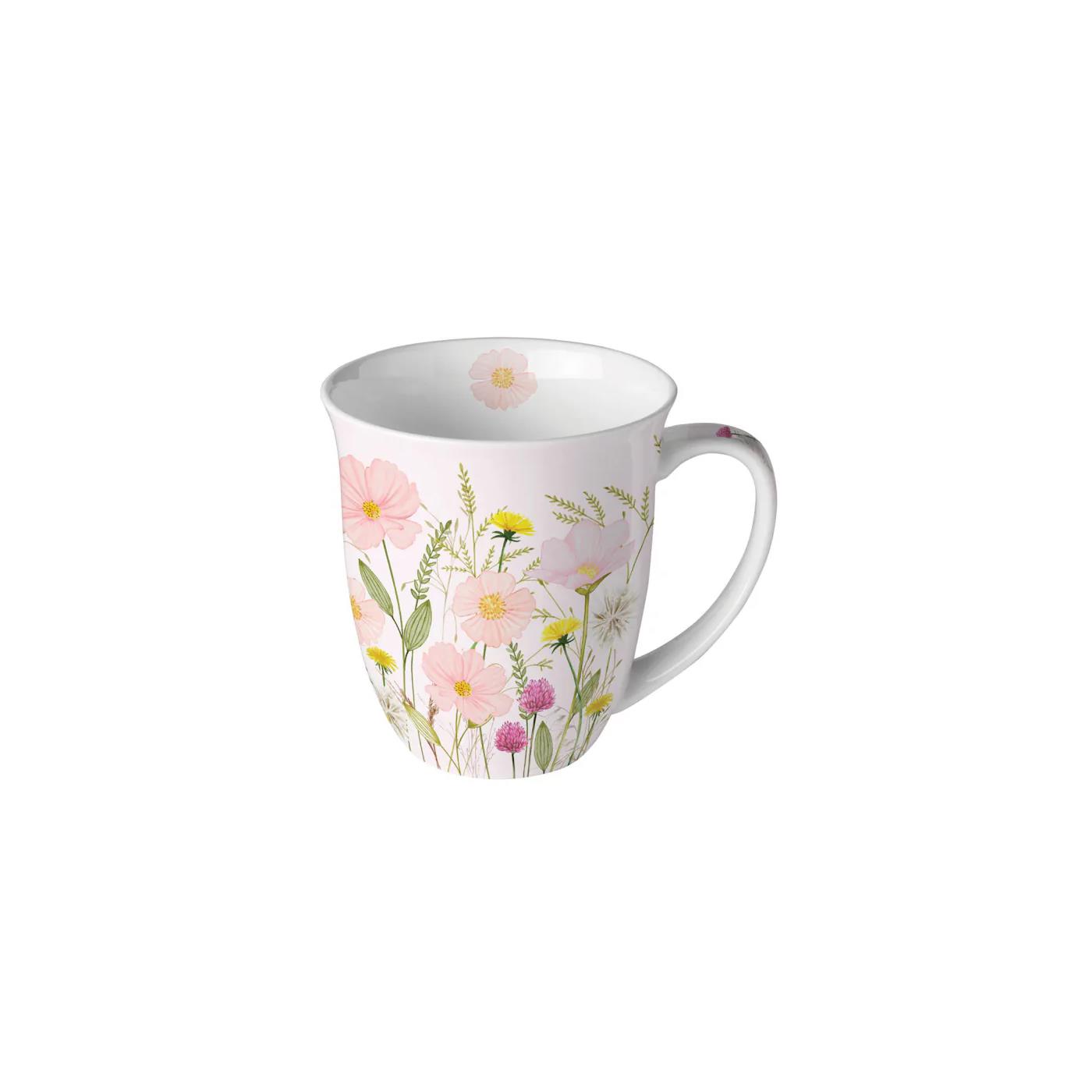 Ambiente Mok 0.4L pastel flowers roze