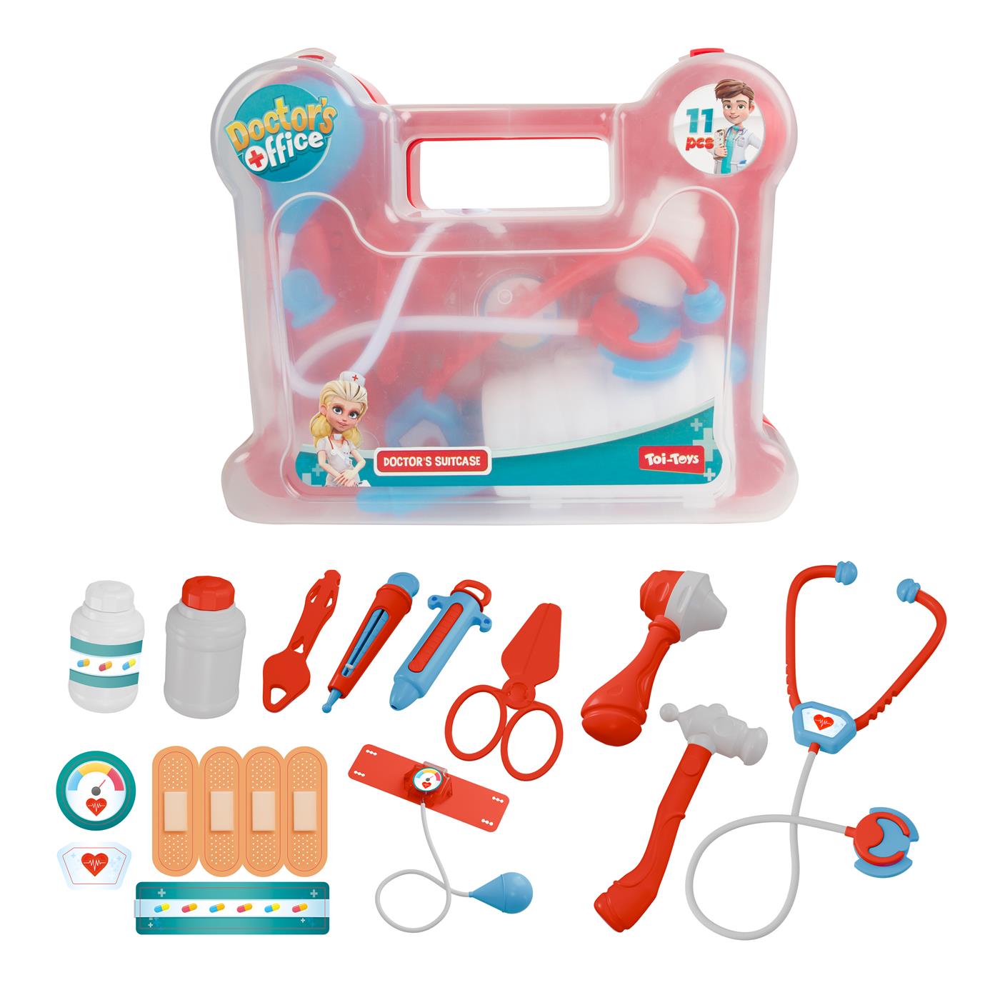 Doktersset met acc in koffer -12dlg +