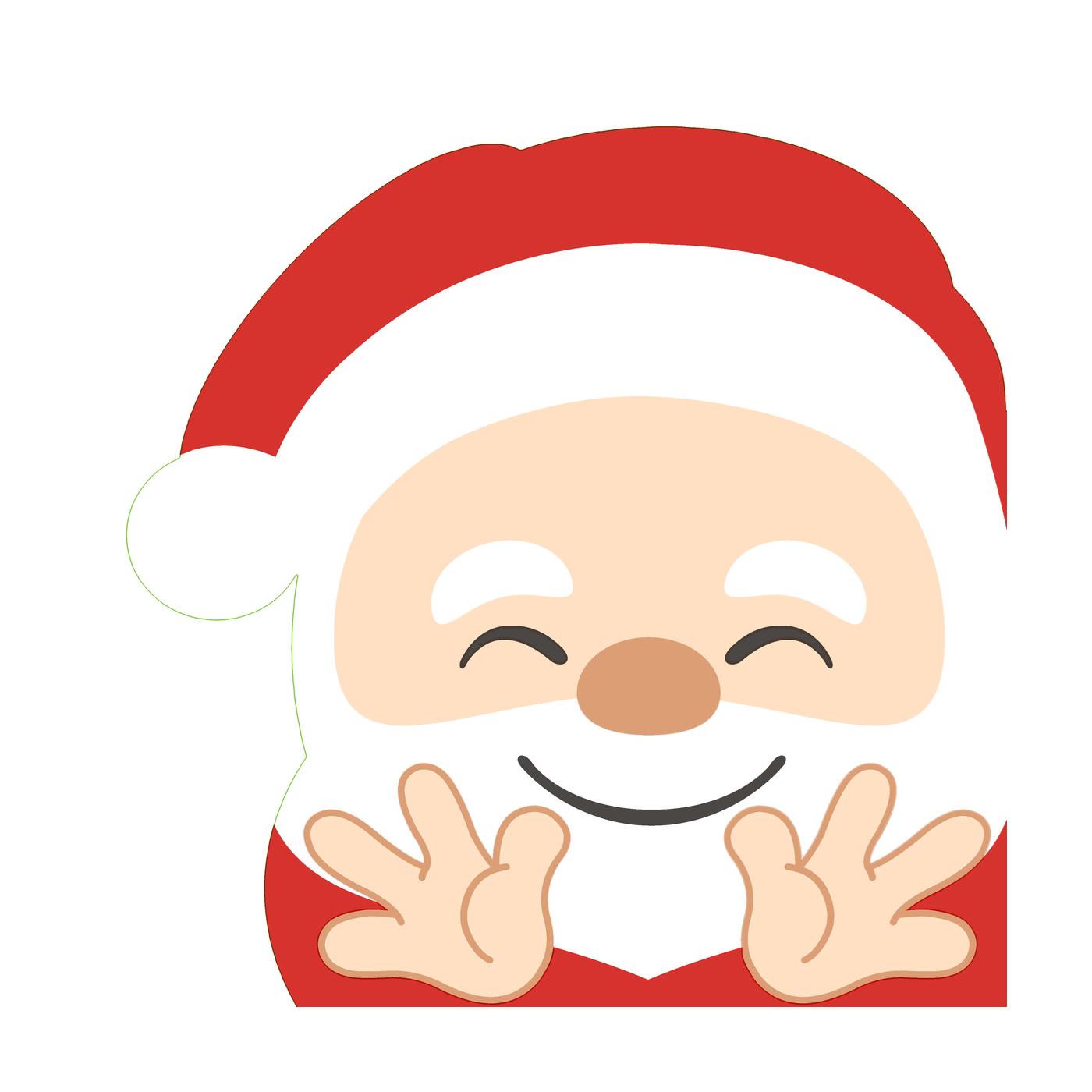 Duni Servetten Hello Santa 33cm