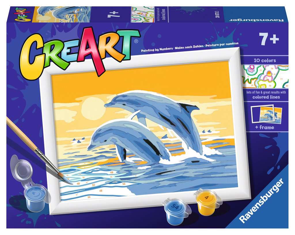 Ravensburger CreArt Delightful Dolphins