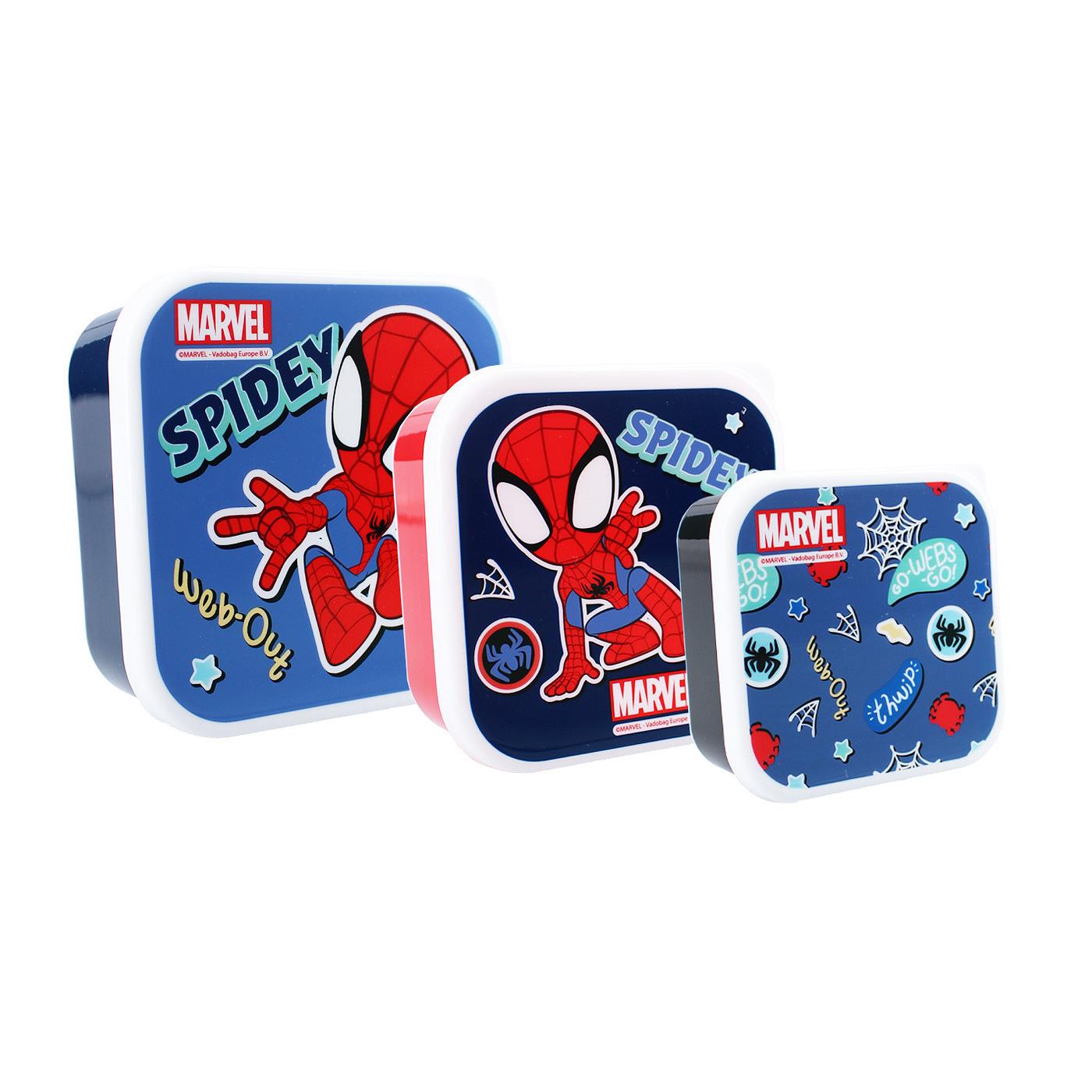 Snackboxset Spidey 3-delig