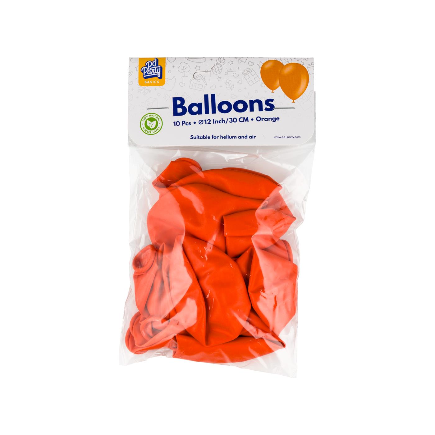 Paperdreams ballonnen 10 pcs oranje
