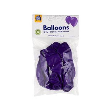 Paperdreams ballonnen 10 pcs paars