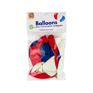 Paperdreams ballonnen 10 pcs r/w/b