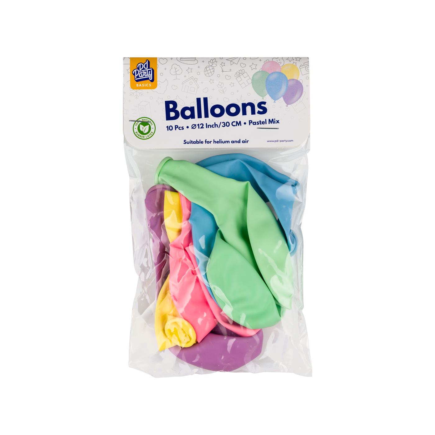 Paperdreams ballonnen 10 pcs Pastel mix