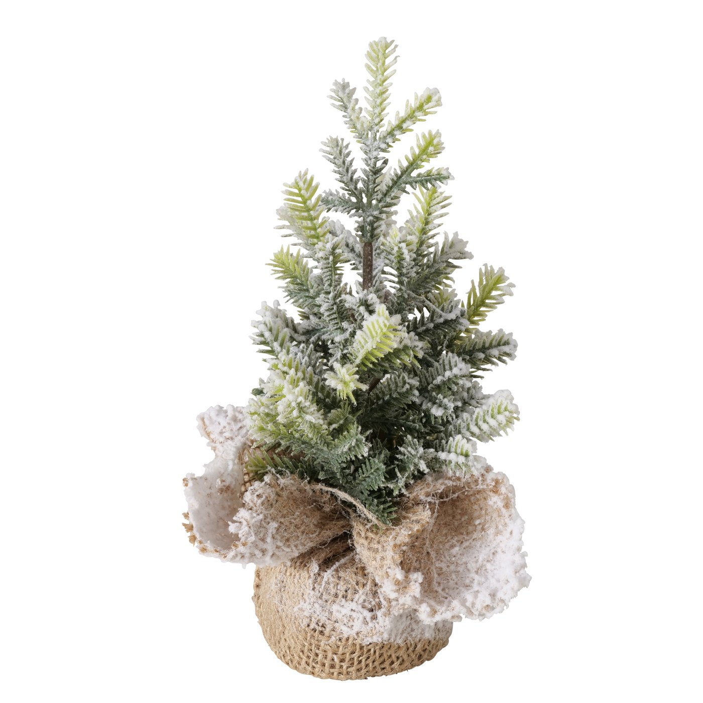 Kerstboom besneeuwd  H22cm