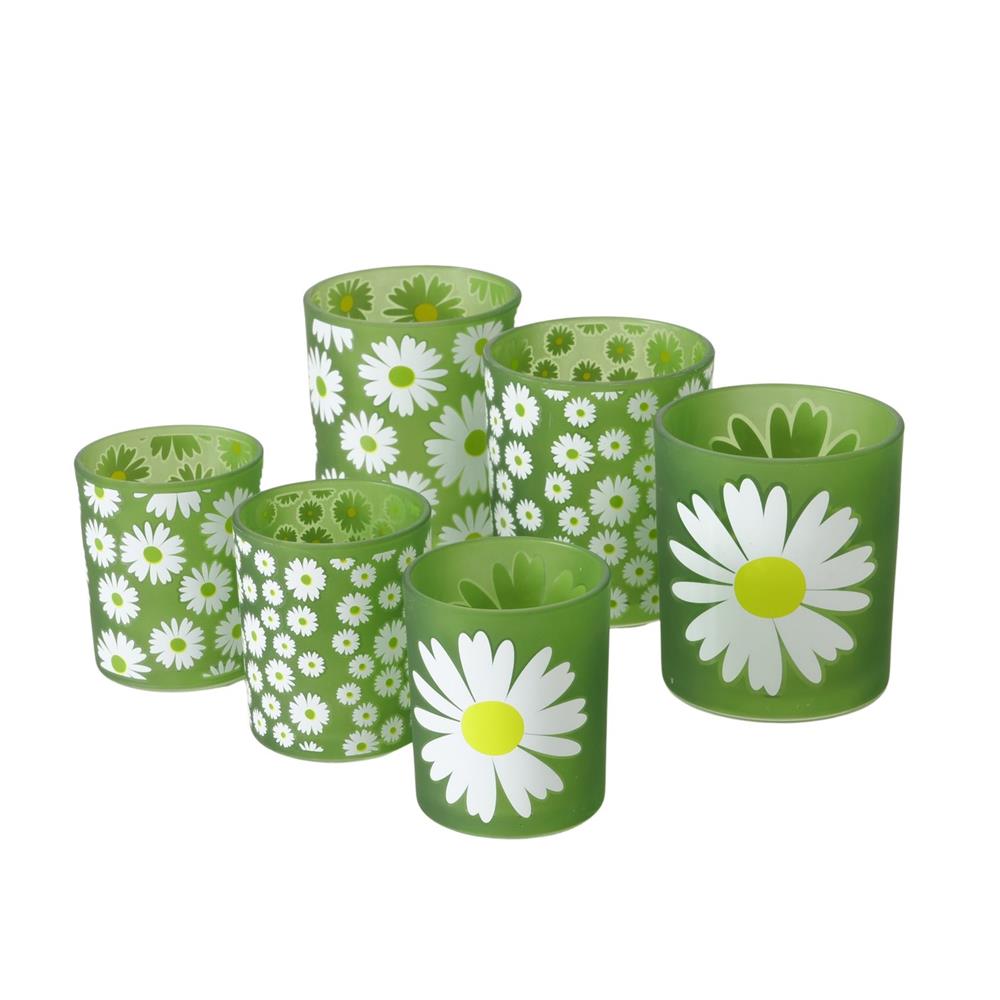 Boltze Home Windlicht Daisie 2-delig