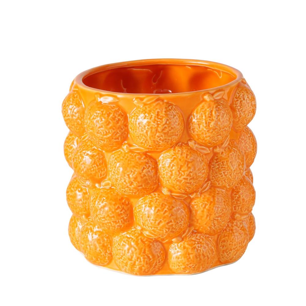 Boltze Home Bloempot Sinaasappel H15cm