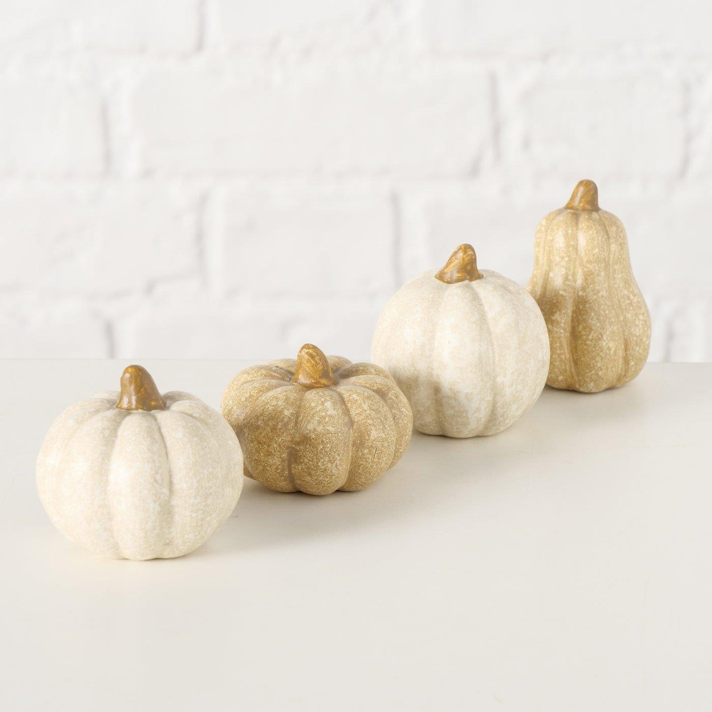 Boltze Home Pompoenset 4-delig Ø5,5cm