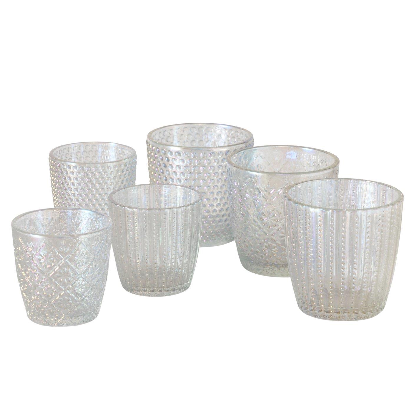 Boltze Home Windlicht 2-delig 9cm glas
