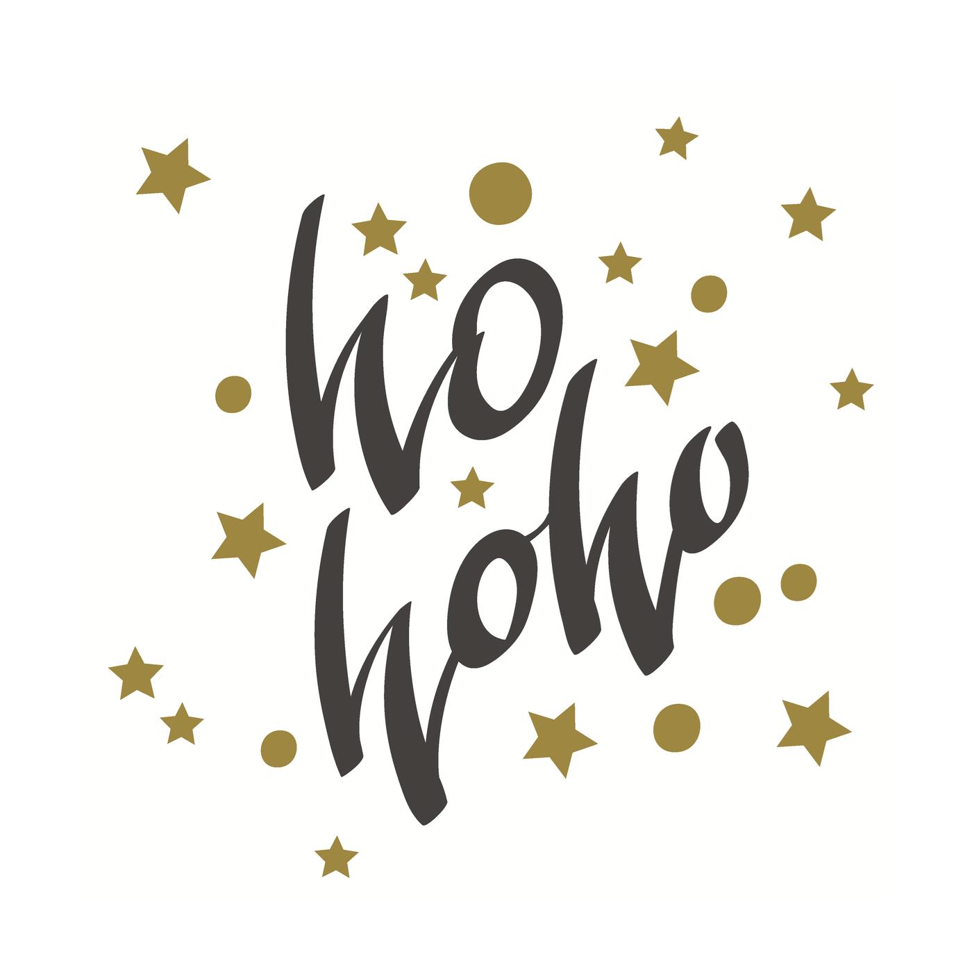 Duni Servetten Ho-Ho stars 33cm