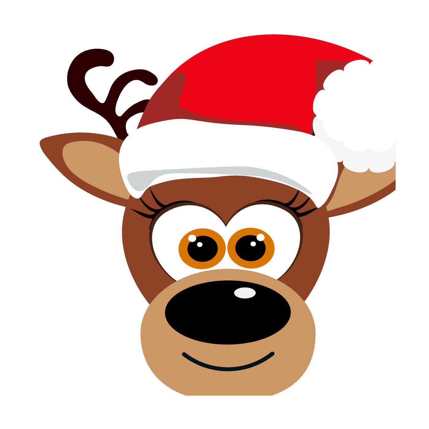 Duni Servetten Reindeer smiley 33cm