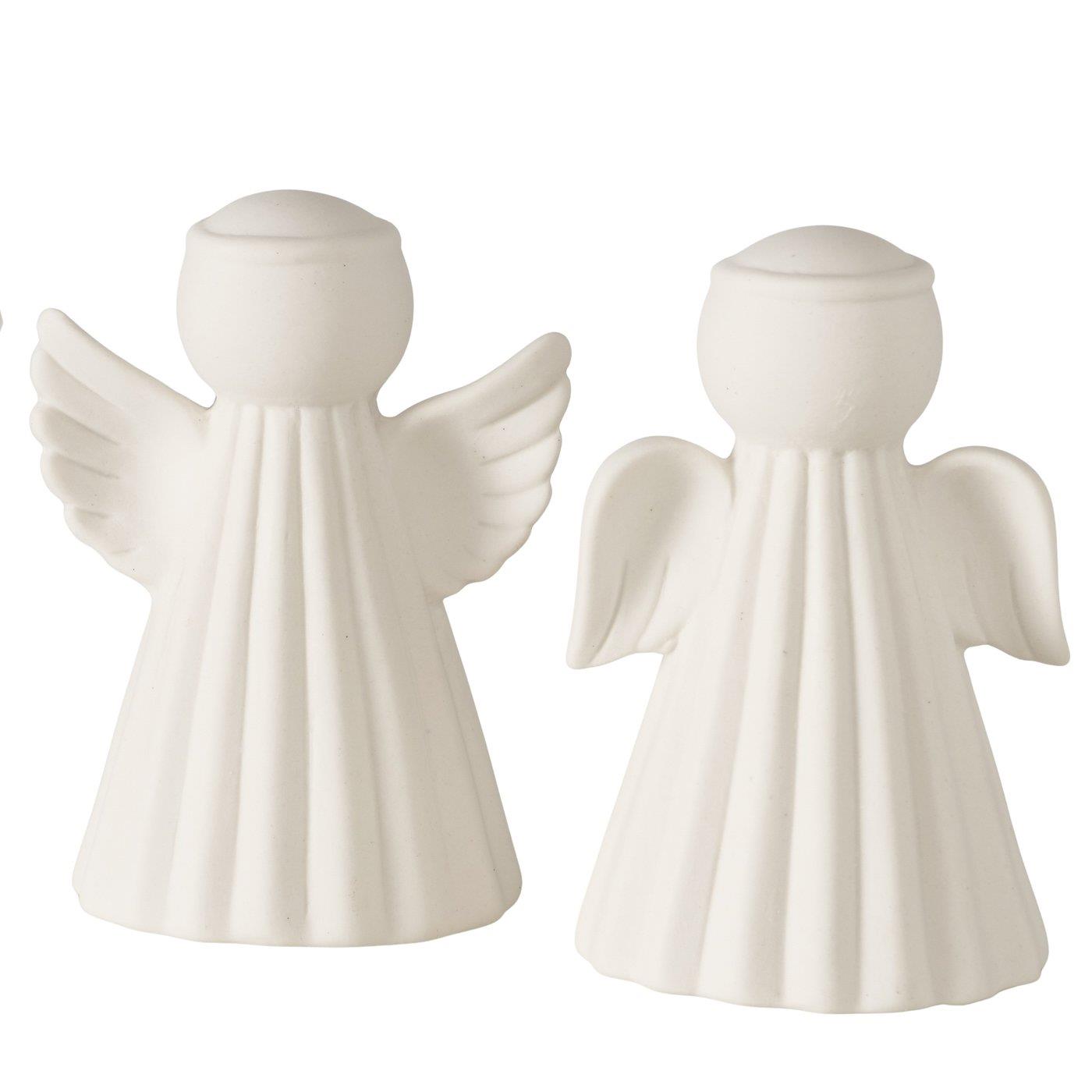 Boltze Home Figuur Engel H10cm porselein