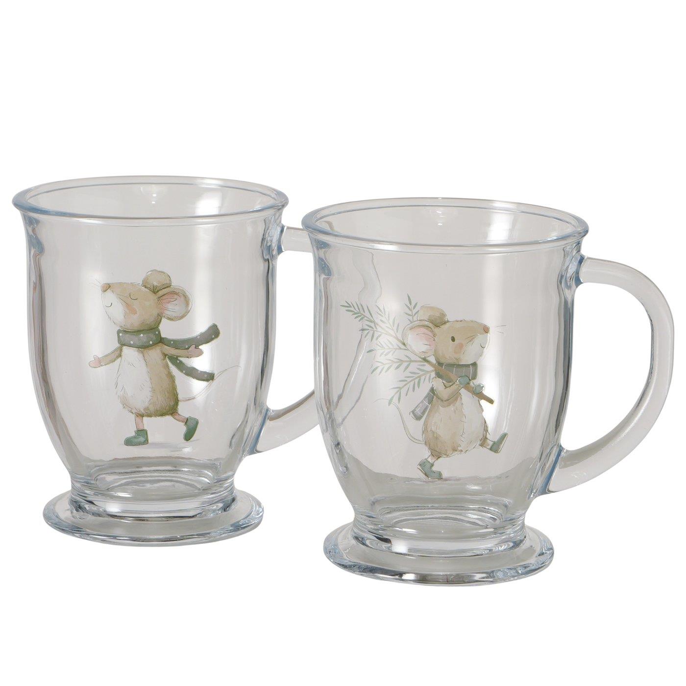 Boltze Home Mok 490ml glas Muis