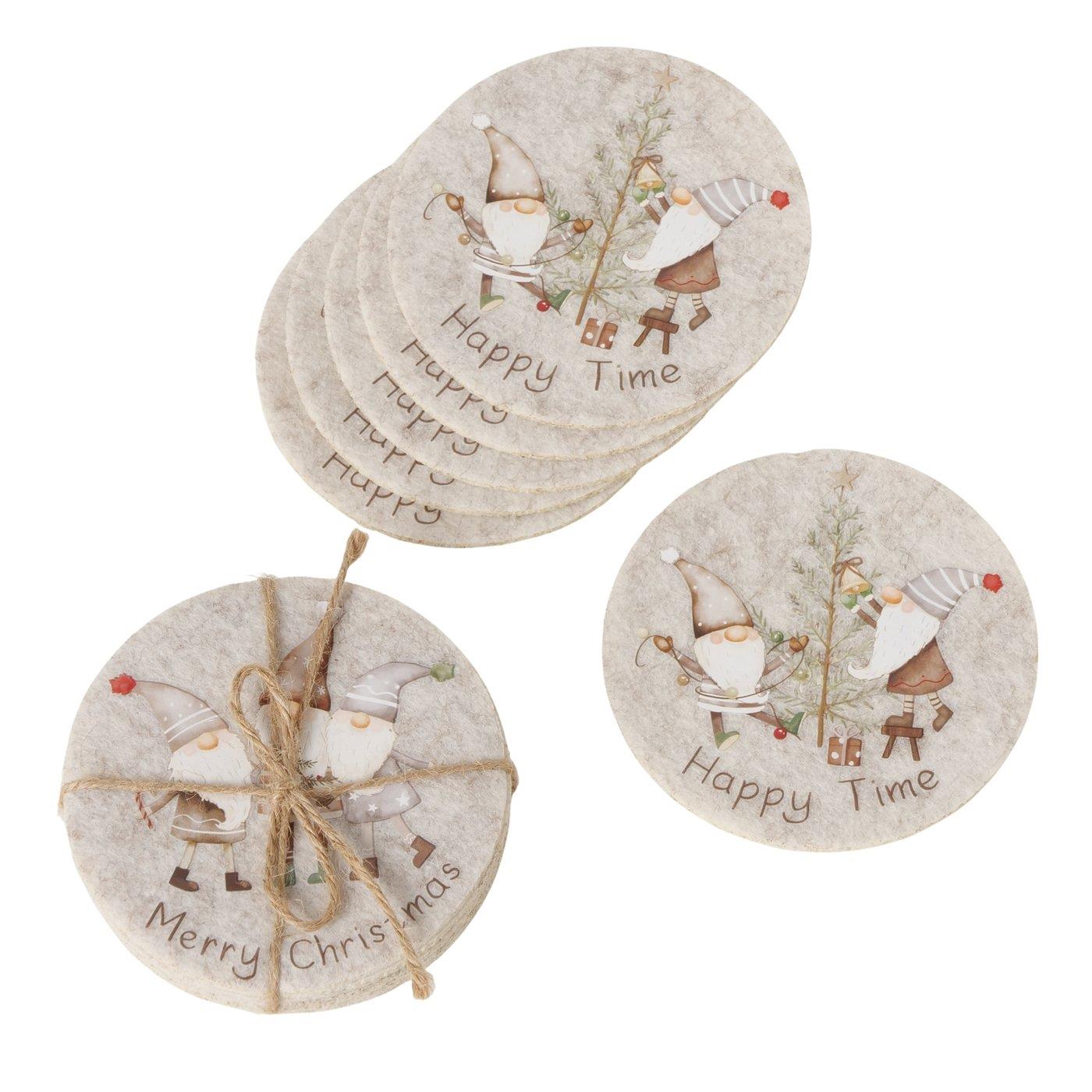 Boltze Home Onderzetter 6dlg Ø10cm