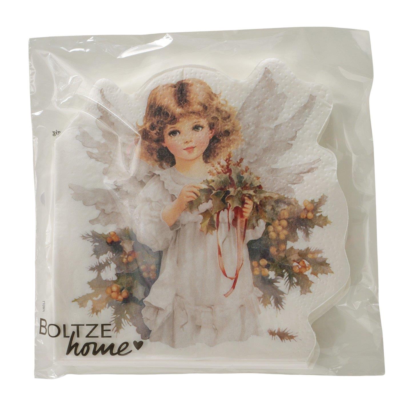 Boltze Home Servetten Clara Engel 33cm